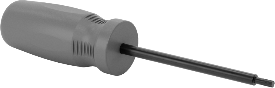 Düz Tutamaklı Torx Tornavida, T10 Tahrik, 5-1/2" Toplam Uzunluk