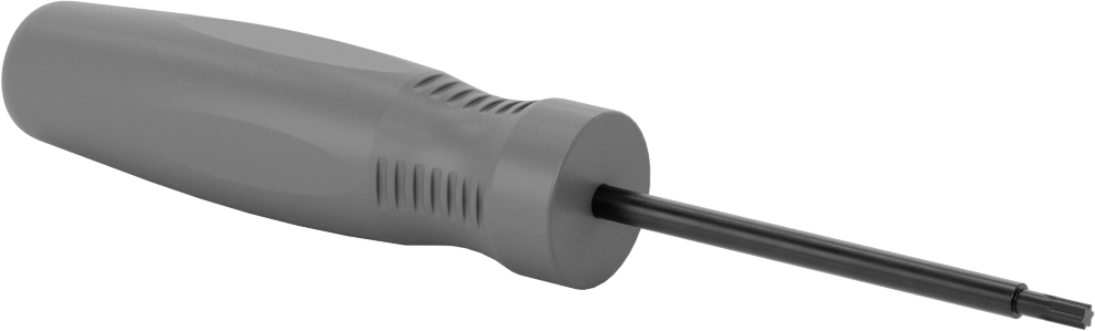 Düz Tutamaklı Torx Tornavida, T15 Tahrik, 7" Toplam Uzunluk