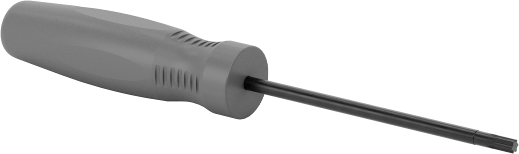 Düz Tutamaklı Torx Tornavida, T25 Tahrik, 8" Toplam Uzunluk