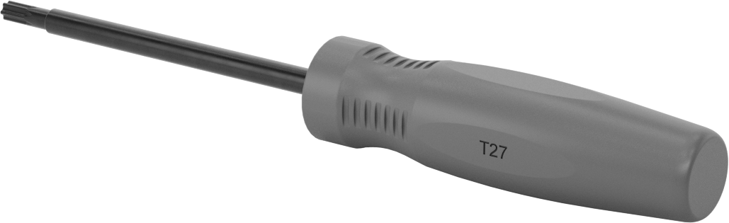 Düz Tutamaklı Torx Tornavida, T27 Ucu, 8" Toplam Uzunluk