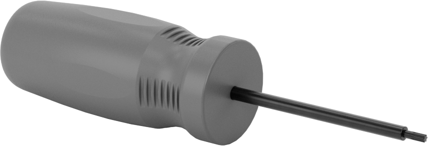 Düz Tutamaklı Torx Tornavida, T6 Tahrik, 4-1/2" Toplam Uzunluk