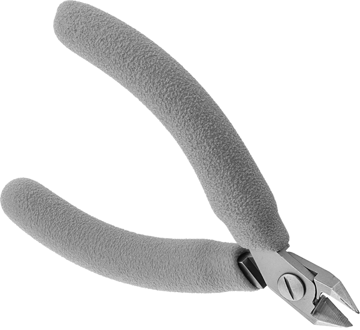 Karbür Bıçaklı Static-Control Tel Kesici, Konik Başlık ve Yastıklı Tutamak, 4-1/2" Toplam Uzunluk