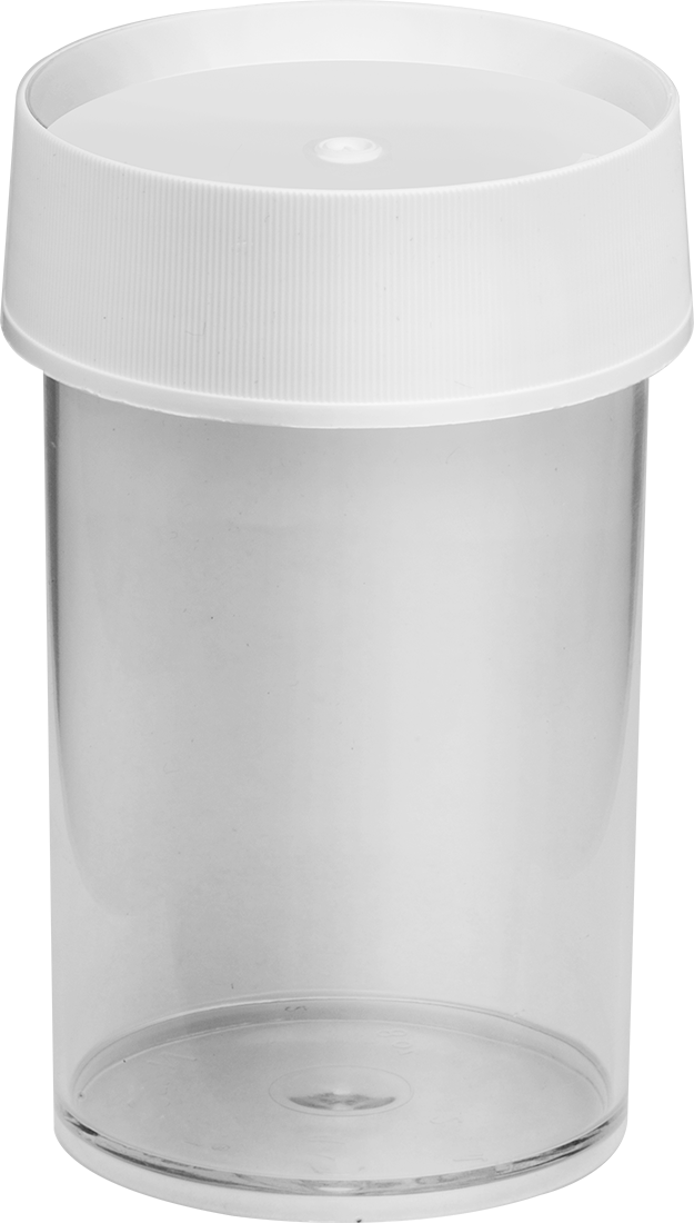 Şeffaf Polimetilpentene Plastik Kavanoz, 8 FL oz/235 ml Kapasite