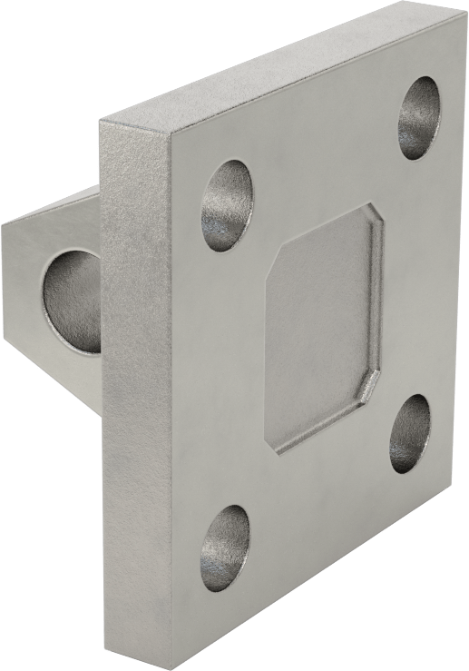 Hidrolik Silindirler için Paslanmaz Çelik Pivot Braketi, 1/2" Pim Çapı için