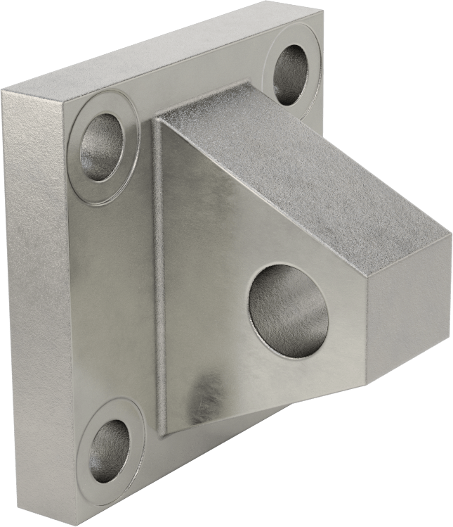 Hidrolik Silindirler için Paslanmaz Çelik Pivot Braketi, 3/4" Pim Çapı için