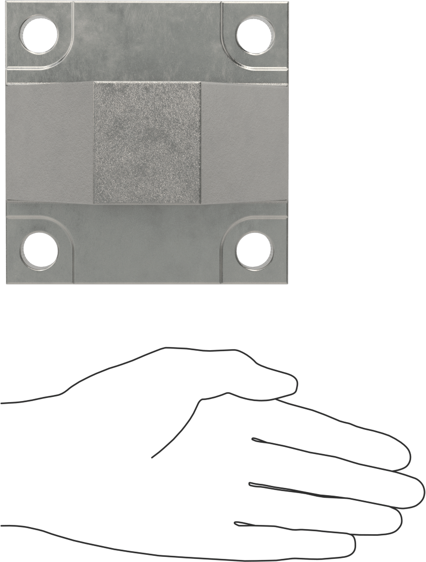 Hidrolik Silindirler için Paslanmaz Çelik Pivot Braketi, 1-3/8" Pim Çapı için