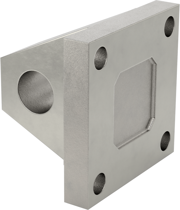 Hidrolik Silindirler için Paslanmaz Çelik Pivot Braketi, 1-3/8" Pim Çapı için