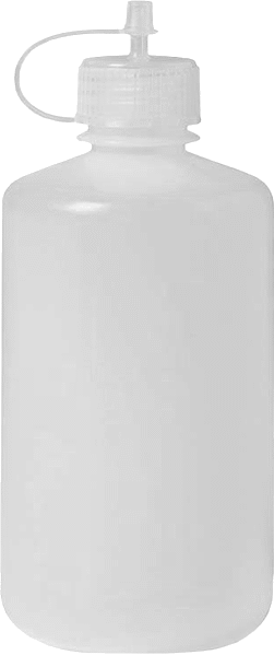 Damlalıklı Sıkma Şişesi, 8 FL. oz Kapasite, 2-1/2" Çap