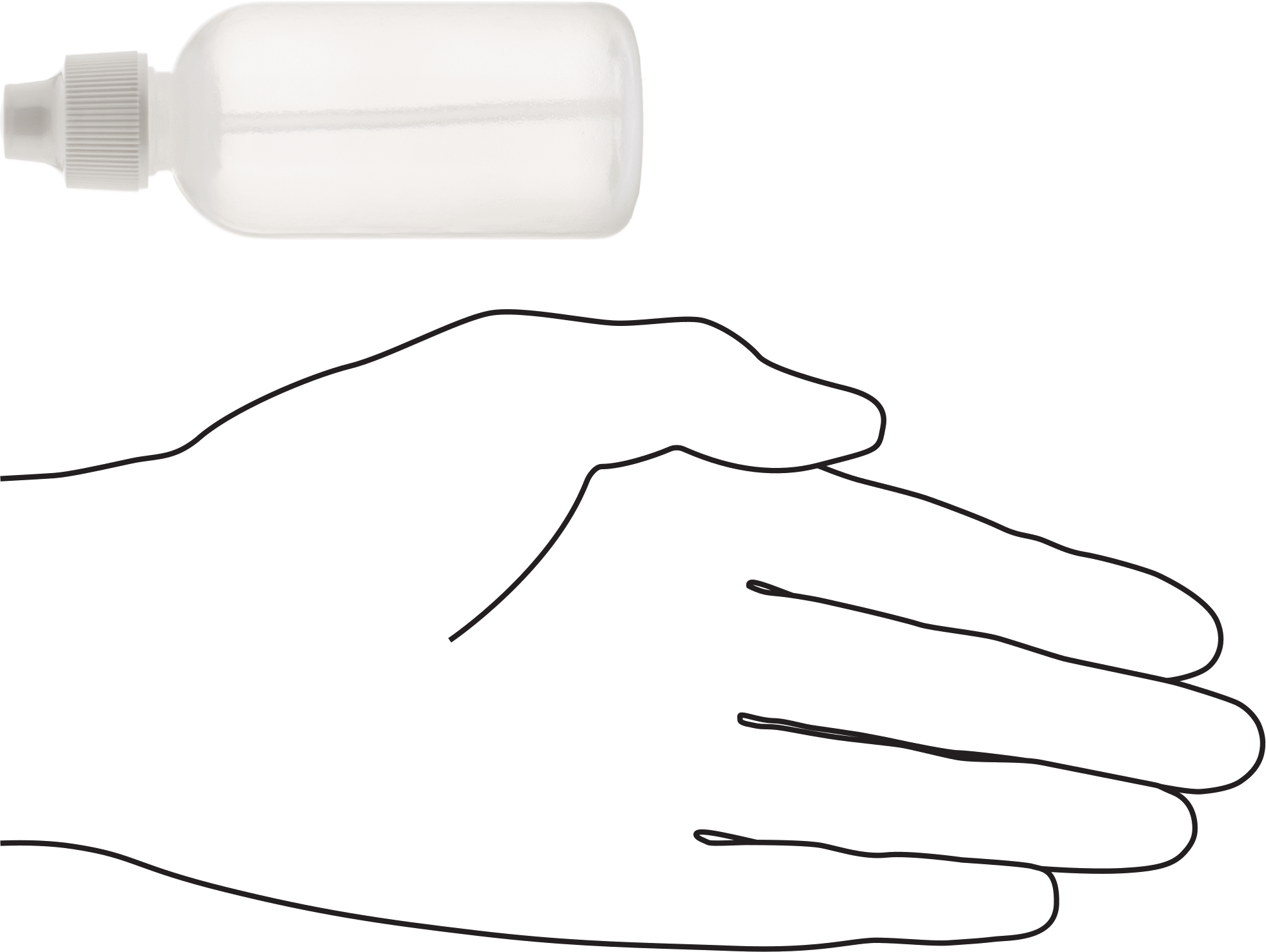 Damlalıklı Sıkma Şişesi, 2 FL. oz Kapasite, 1-3/8" Çap