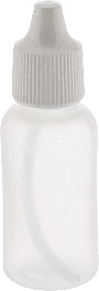 Damlalıklı Sıkma Şişesi, 0,5 FL. oz Kapasite, 7/8" Çap
