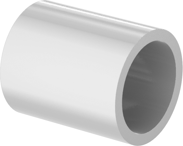 Gıda ve İçecek Sektörü için Kuru Çalışan Kovanlı Rulman, UHMW, 1/2“ Mil Çapı ve 5/8” Muhafaza İç Çapı için, 3/4" Uzunluk