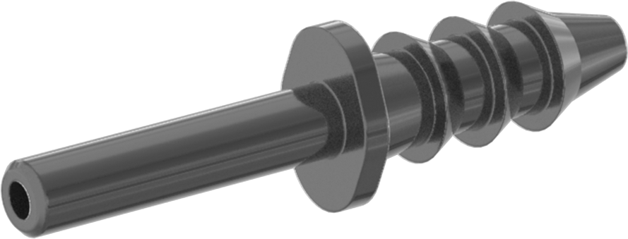 Hava için Bas-Bağlan Boru Bağlantı Parçası, Adaptör, 5/32“ Mil Dış Çapı x 1/8” Boru İç Çapı