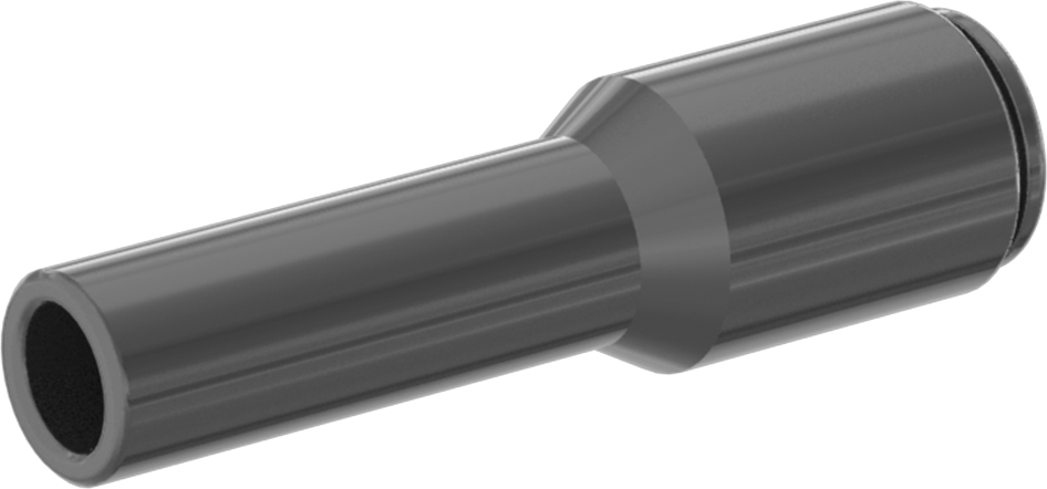 Hava için Bas-Bağlan Boru Bağlantı Parçası, Adaptör, 1/4“ Gövde Dış Çapı x 1/8” Boru Dış Çapı