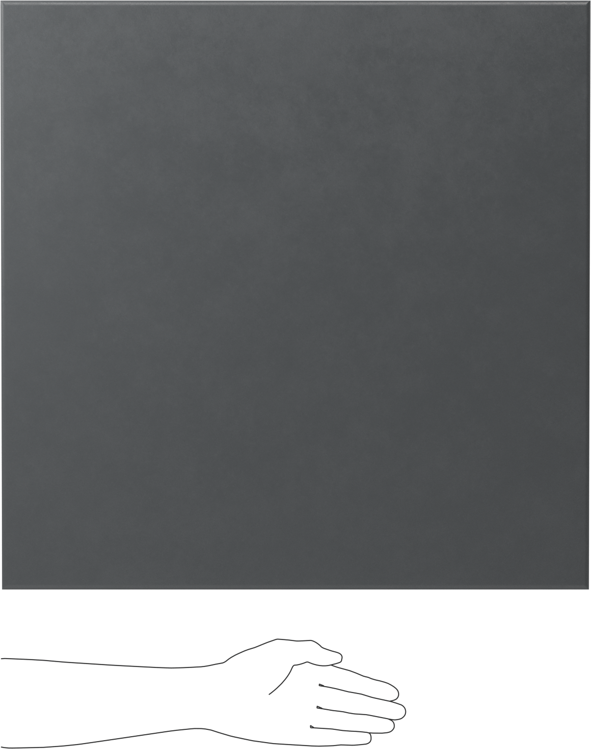 Yüksek Mukavemetli Yüksek Sıcaklık Silikon Kauçuk Levha, Gri, 24" x 24", 1/32" Kalınlık