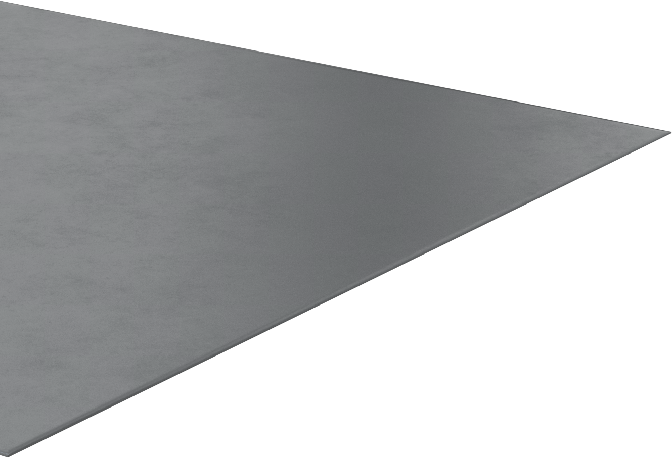 Yüksek Mukavemetli Yüksek Sıcaklık Silikon Kauçuk Levha, Gri, 24" x 24", 1/32" Kalınlık