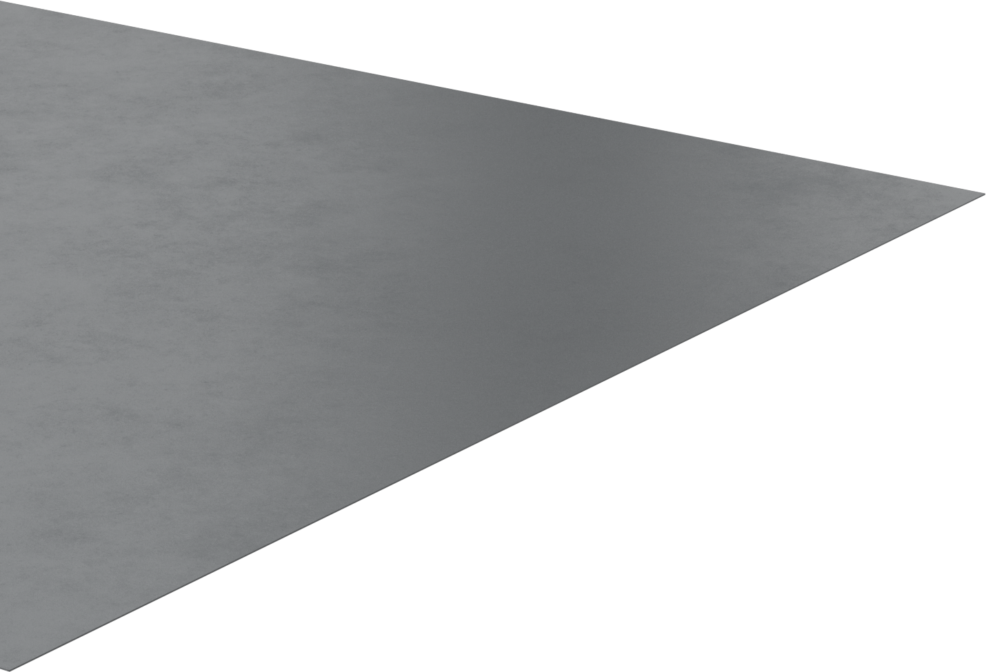 Yüksek Mukavemetli Yüksek Sıcaklık Silikon Kauçuk Levha, Gri, 36" x 36", 1/32" Kalınlık