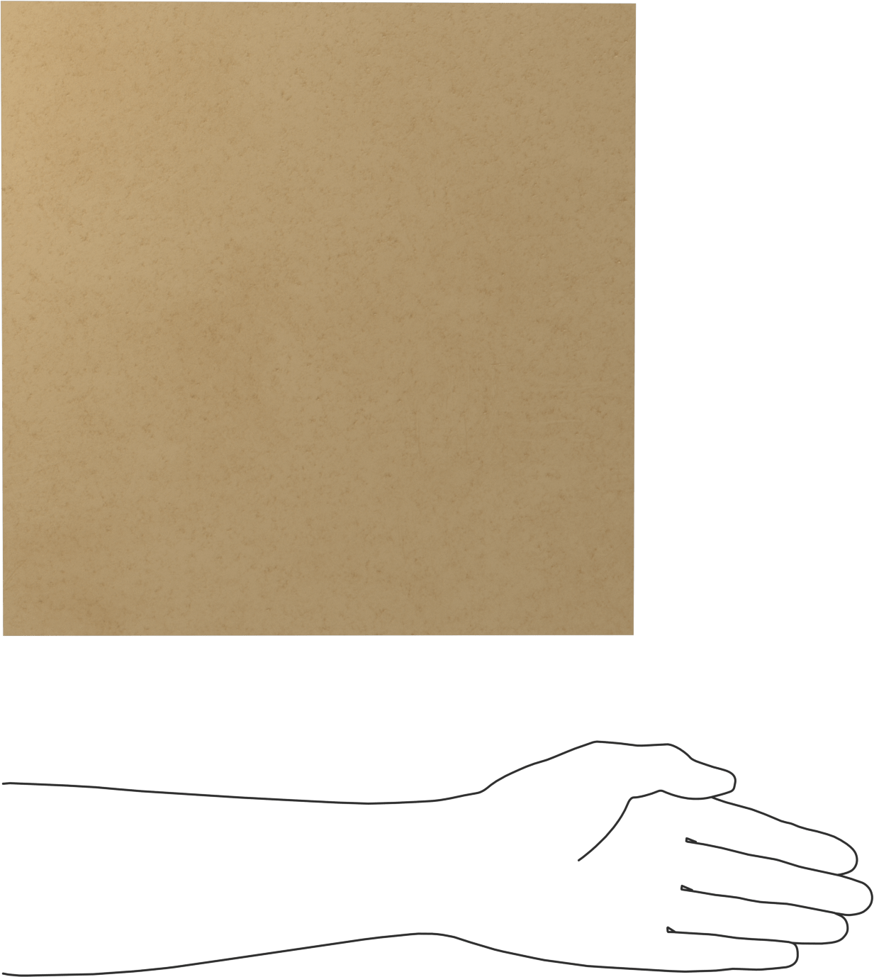 Yüksek Mukavemetli Yüksek Sıcaklık Silikon Kauçuk Levha, Yapışkan Arka Yüzeyli, Gri, 12" x 12", 1/32" Kalınlık