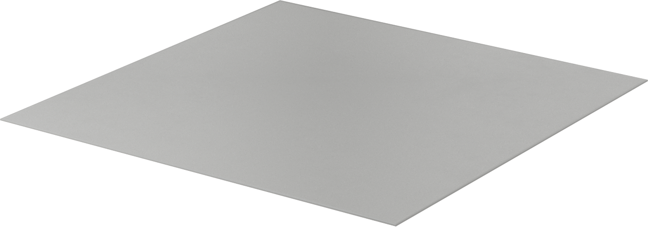 Yüksek Mukavemetli Yüksek Sıcaklık Silikon Kauçuk Levha, Yapışkan Arka Yüzeyli, Gri, 12" x 12", 1/32" Kalınlık