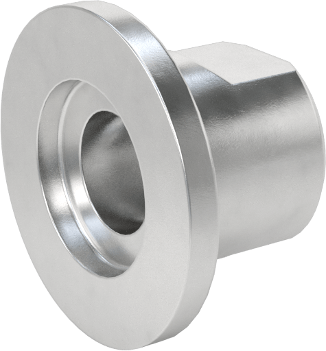 Hızlı Kelepçeli Yüksek Vakum Bağlantı Parçası, Adaptör, 3/4" dış çaplı alüminyum boru x 1/8 NPT dişi