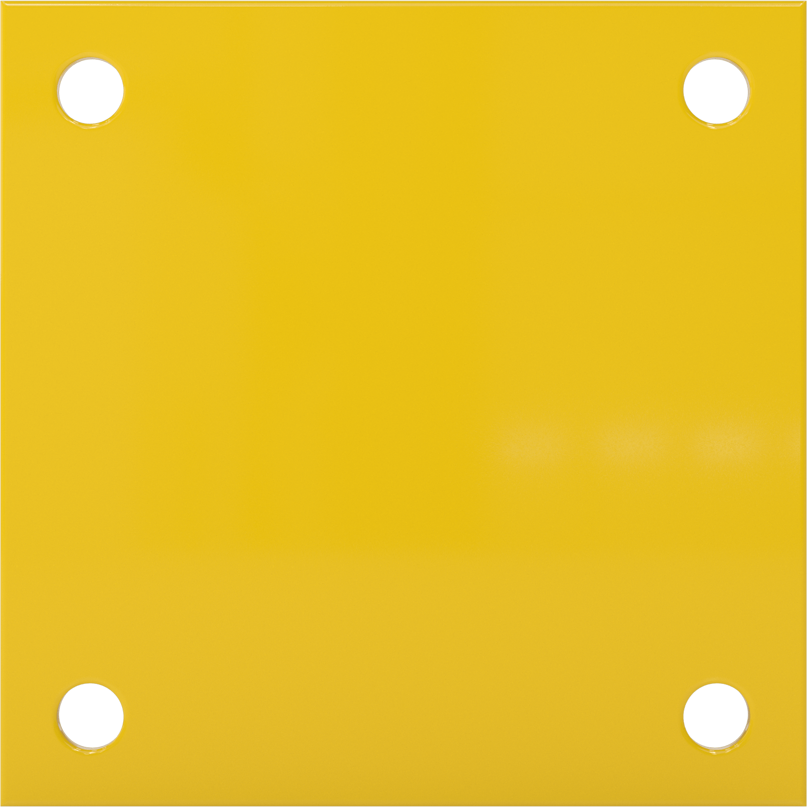 Bollard, Bantlı ve Delikli Kapalı Üst, 42" Yükseklik