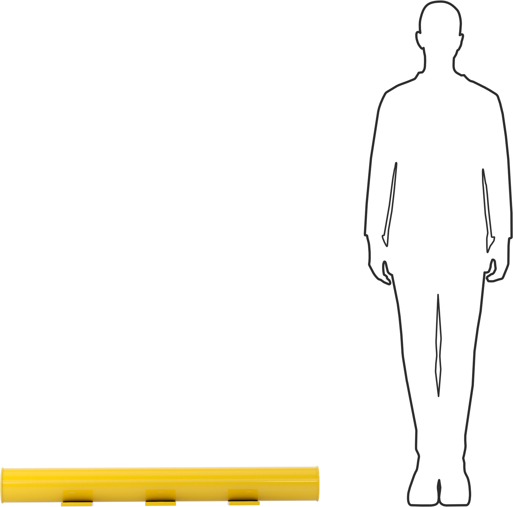 3'6" Uzunlukta Düşük Profilli Korkuluk