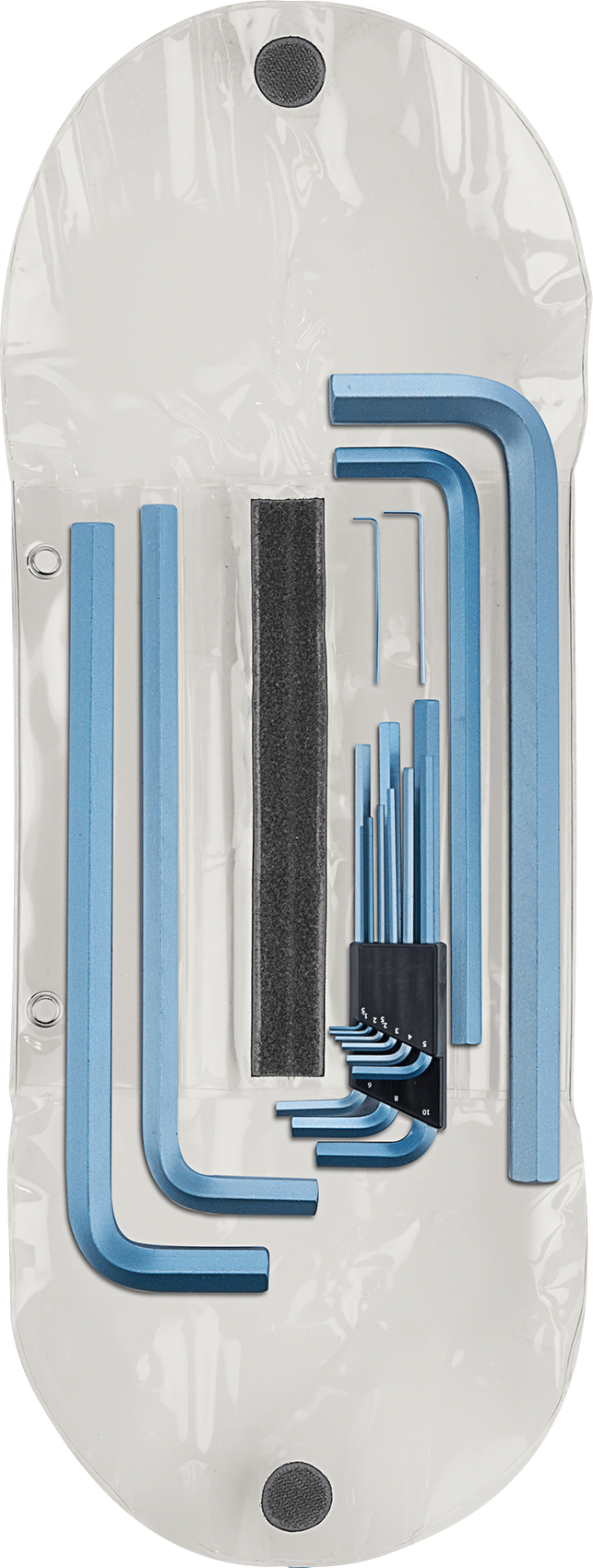 Blue with Plastic Pouch