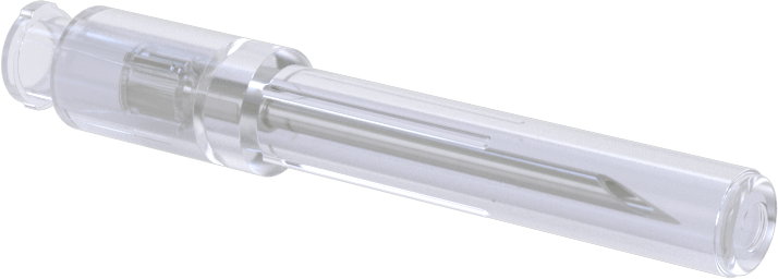 Luer Lock Bağlantılı Steril Paslanmaz Çelik Şırınga İğnesi, 16 Gauge İğne, 1" Uzunluk