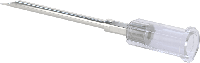 Luer Lock Bağlantılı Steril Paslanmaz Çelik Şırınga İğnesi, 16 Gauge İğne, 1" Uzunluk