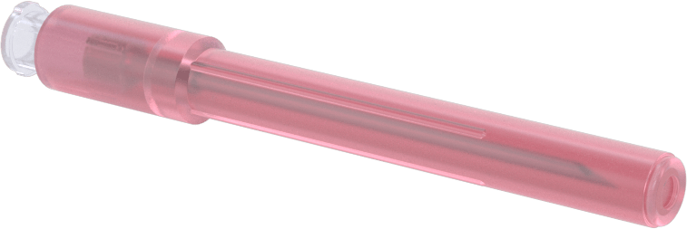 Luer Lock Bağlantılı Steril Paslanmaz Çelik Şırınga İğnesi, 18 Gauge İğne 1-1/2" Uzunluk
