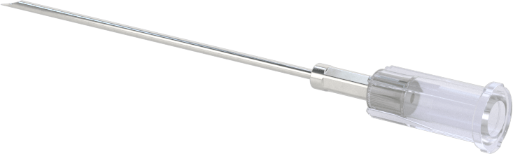 Luer Lock Bağlantılı Steril Paslanmaz Çelik Şırınga İğnesi, 20 Gauge İğne, 1-1/2" Uzunluk