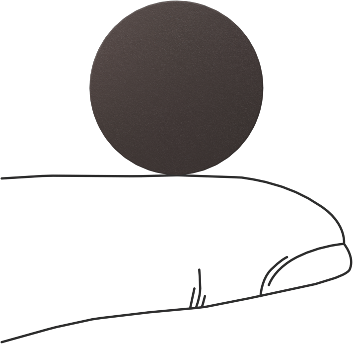 Esnek Disk Mıknatıs, 3/16" Kalınlık, 3/4" OD