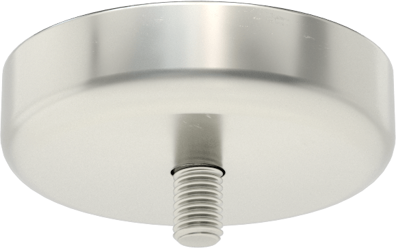 Kapalı Seramik Mıknatıs, Dişli Saplama, Nikel Kaplı Çelik Kasa, 16 mm Kalınlık, 63.5mm OD
