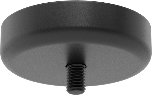 Kapalı Seramik Mıknatıs, Dişli Saplama, Kaplamalı Çelik Kasa, 16 mm Kalınlık, 63.5mm OD