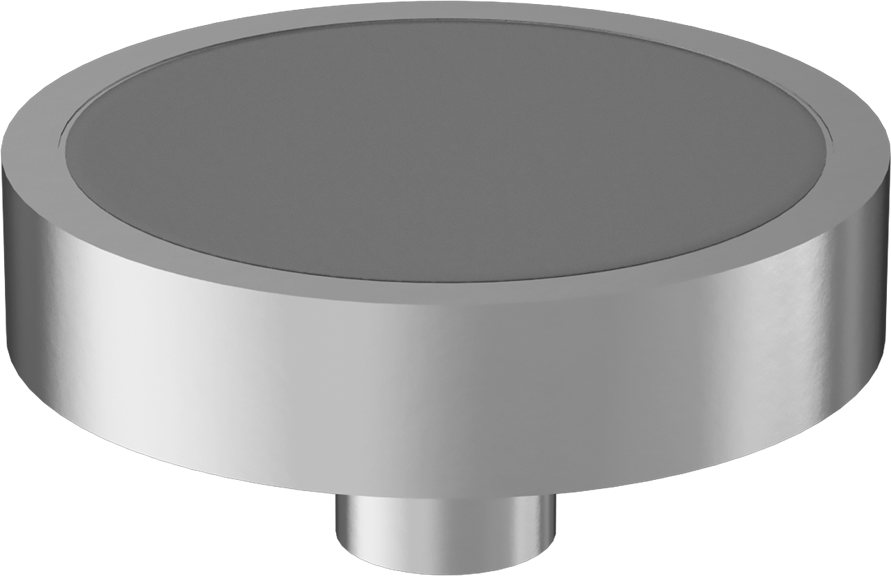 Kapalı Seramik Mıknatıs, Dişli Delikli, Çinko Kaplama Çelik Kasa, 14 mm Kalınlık, 63mm OD