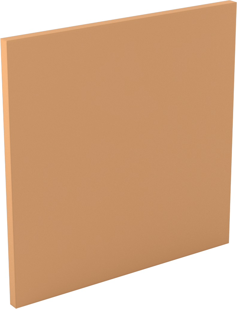Aşınma-, Darbeye, ve Kimyasallara Dayanıklı PTFE Levha, 6" x 6" x 1/4", J Sınıfı