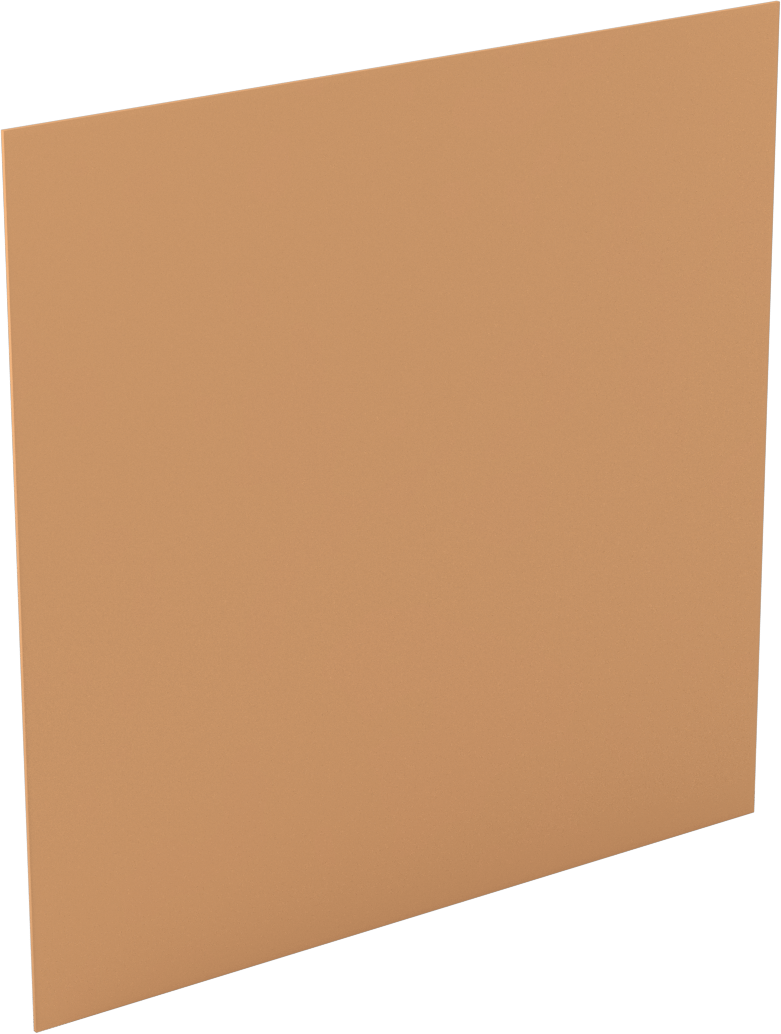 Aşınma-, Darbeye, ve Kimyasallara Dayanıklı PTFE Levha, 6" x 6" x 1/32", J Sınıfı