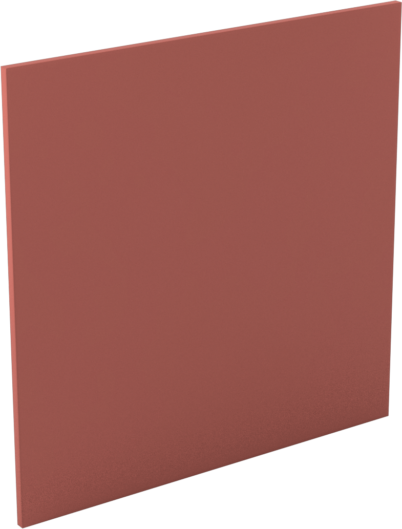 Aşınma-, Darbeye, ve Kimyasallara Dayanıklı PTFE Levha, 6" x 6" x 1/8", LR Sınıfı