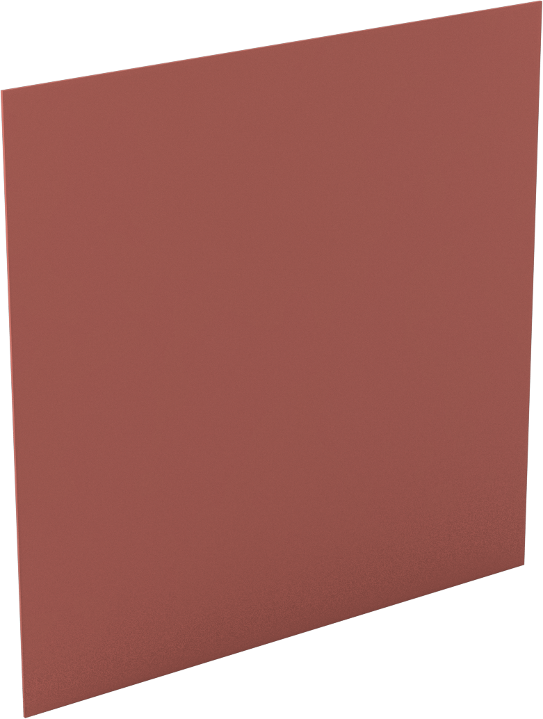 Aşınma-, Darbeye, ve Kimyasallara Dayanıklı PTFE Levha, 6" x 6" x 1/32", LR Sınıfı