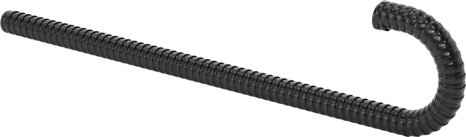 Her Yöne Açık Kablo ve Hortum Taşıyıcı, Çıtçıtlı Kapaklı Üç Kanallı, 2.760" OD, 6 Fit Uzunluk