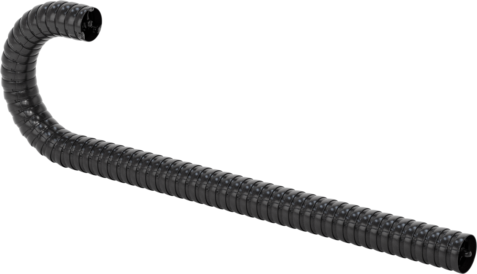 Her Yöne Açık Kablo ve Hortum Taşıyıcı, Çıtçıtlı Kapaklı Üç Kanallı, 3.720" OD, 6 Fit Uzunluk