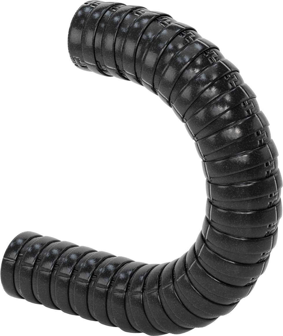 Her Yöne Açık Kablo ve Hortum Taşıyıcı, Çıtçıtlı Kapaklı Üç Kanallı, 4-1/4" OD, 3 Fit Uzunluk