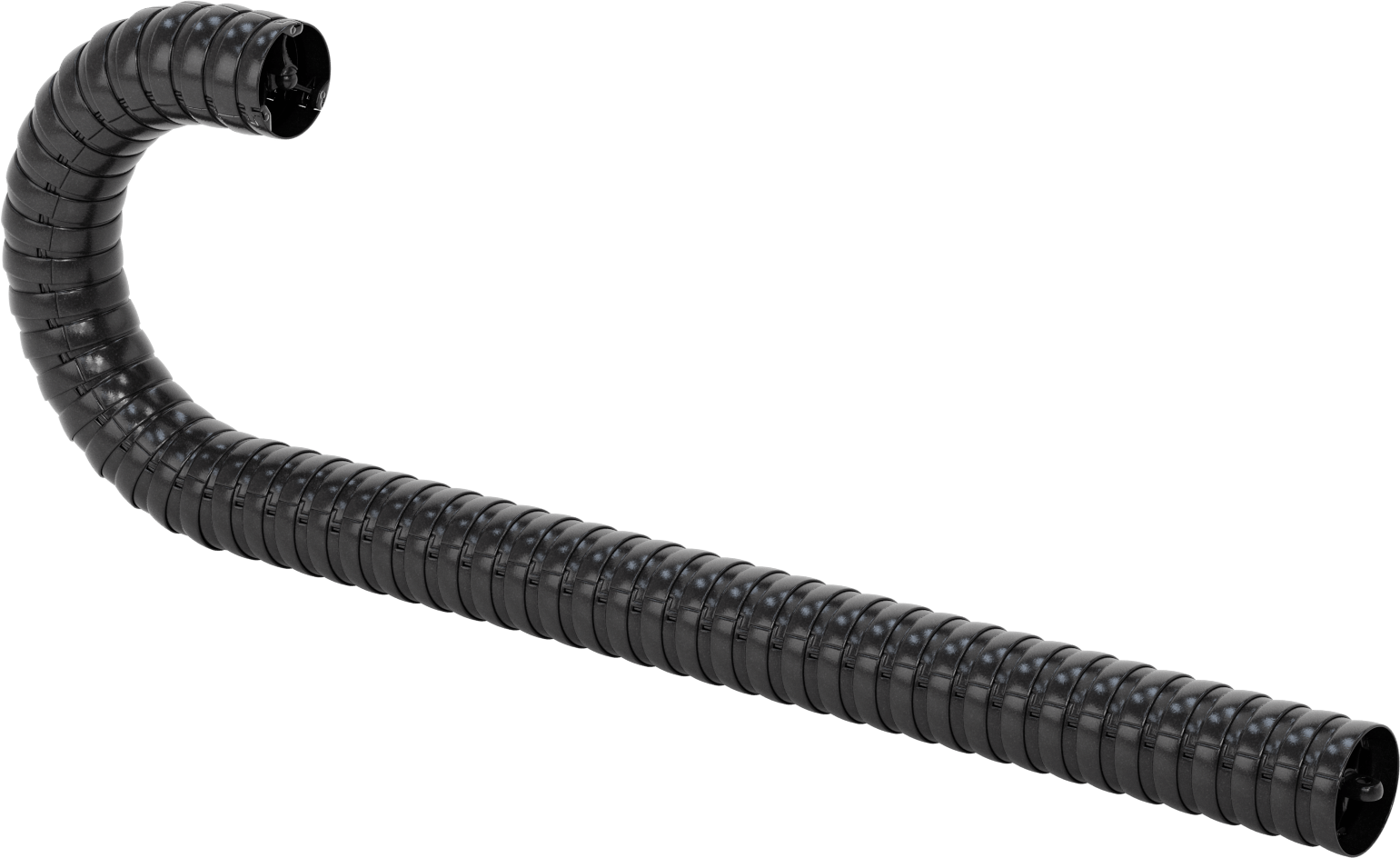 Her Yöne Açık Kablo ve Hortum Taşıyıcı, Çıtçıtlı Kapaklı Üç Kanallı, 4-1/4" OD, 6 Fit Uzunluk