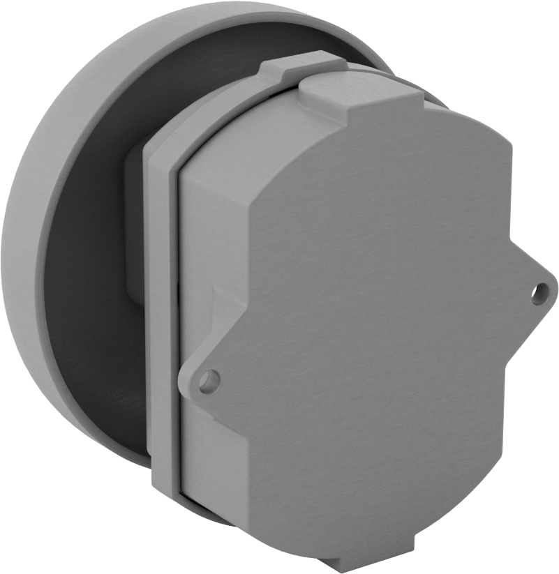 Zil Alarmlı Yanıp Sönen Işık, Dış Mekan Kullanımı için, 120V AC, 6" Çap, Kırmızı Işık