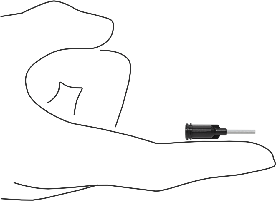 14 Gauge x 1/2" Uzunlukta Luer Lock Bağlantılı Static-Control Şırınga İğneleri
