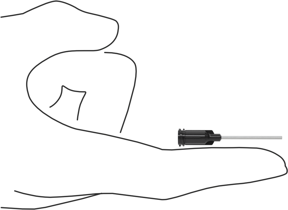 Luer Lock Bağlantılı 18 Gauge x 1" Uzunlukta Statik Kontrol Şırınga İğneleri
