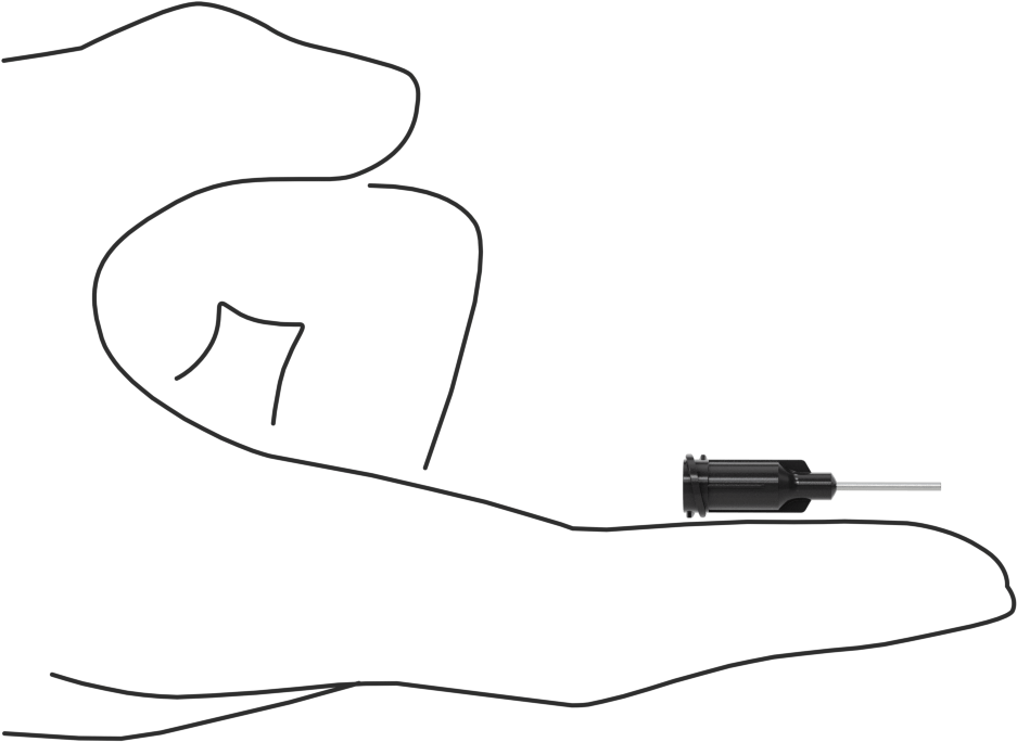 Luer Lock Bağlantılı 20 Gauge x 1/2" Uzunlukta Statik Kontrol Şırınga İğneleri