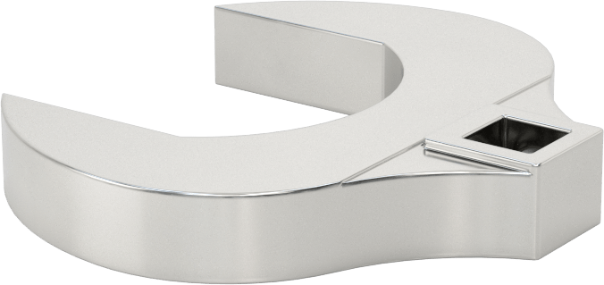 Anahtar Başlığı, 1/2" Kare Tahrik, 2-1/4" Boyut