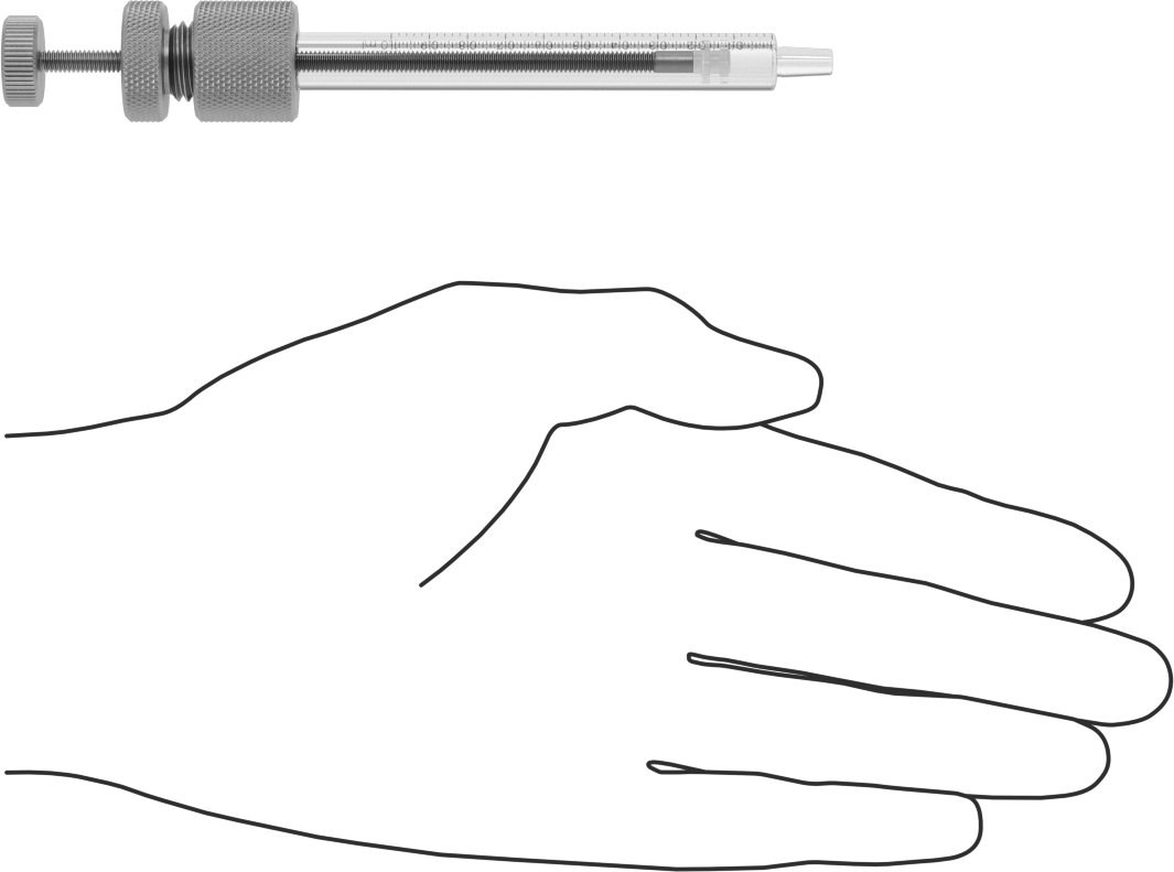 Hassas Dozajlı Cam Şırınga, 1 ml ve 0,034 FL. oz. kapasite