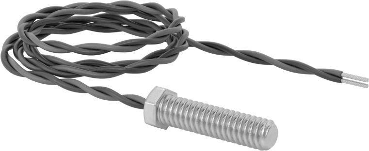 Yüzeyler için Dişli Termokupl Probu, Tip T, 1/4“-20 Diş Boyutu x 1” Uzunlukta Erkek Prob Bağlantısı