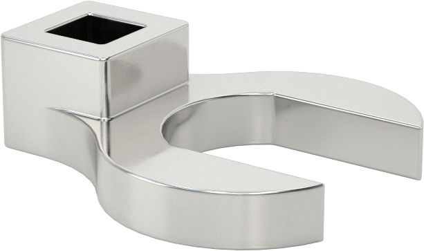 Anahtar Başlığı, 3/8" Kare Tahrik, 7/8" Boyut, 2" Toplam Uzunluk